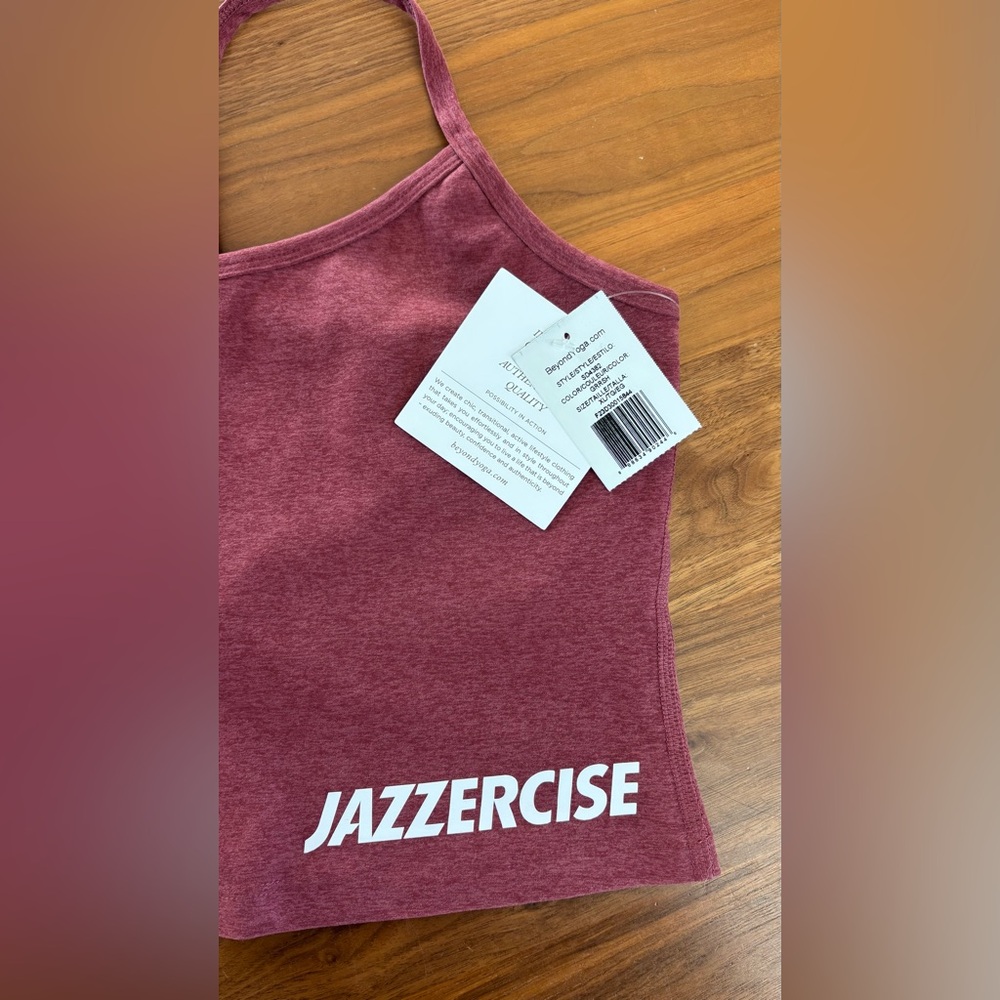 Jazzercise - BEYOND YOGA, racerback bra top size XL new with tags NWT